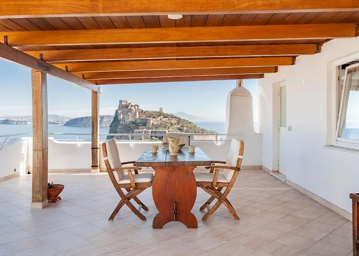 Mansarda Con Terrazza Davanti Castello Aragonese Διαμέρισμα Ίσκια